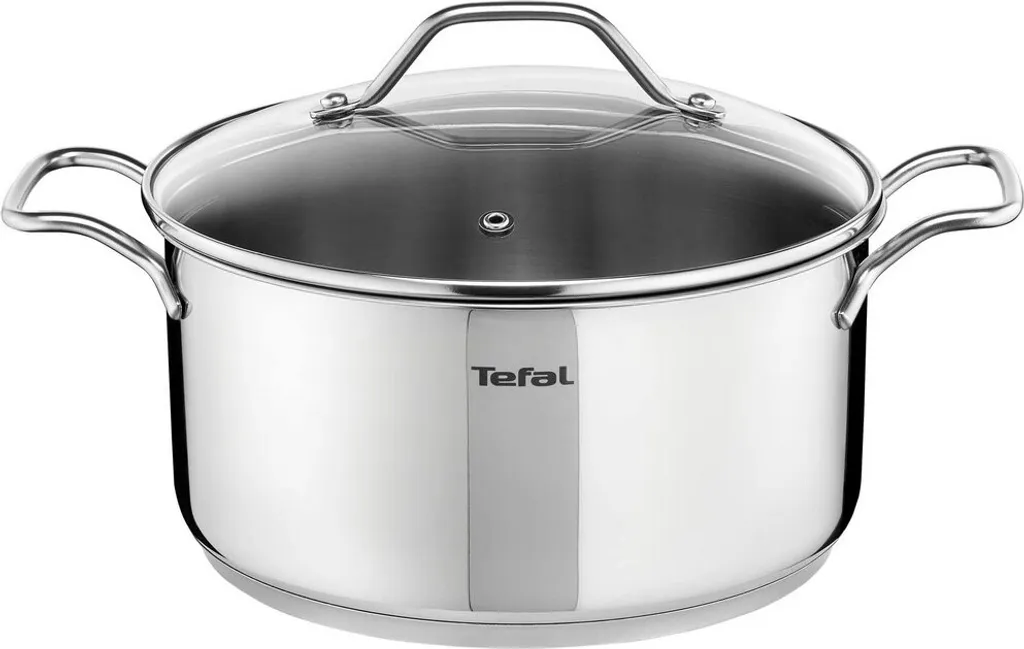 Tefal Intuition Topfset 7-teilig - Kochtöpfe 16 (1,3 L) + 20 (2,9 L) + 24 (4,9 L) Cm Mit Glasdecke, A702A8 – Bild 5