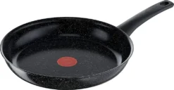 Tefal C41806 Intensity Bratpfanne 28 Cm | Keramikversiegelung | Thermo-Signal Temperaturindikator | Leichte Reinigung | Induktionsgeeignet | Umweltfreundlich | Schwarz
