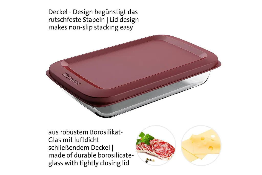 WESTMARK Aufschnittschale Glas 1600ml 1 Stck. 106755 (EKB) – Bild 8