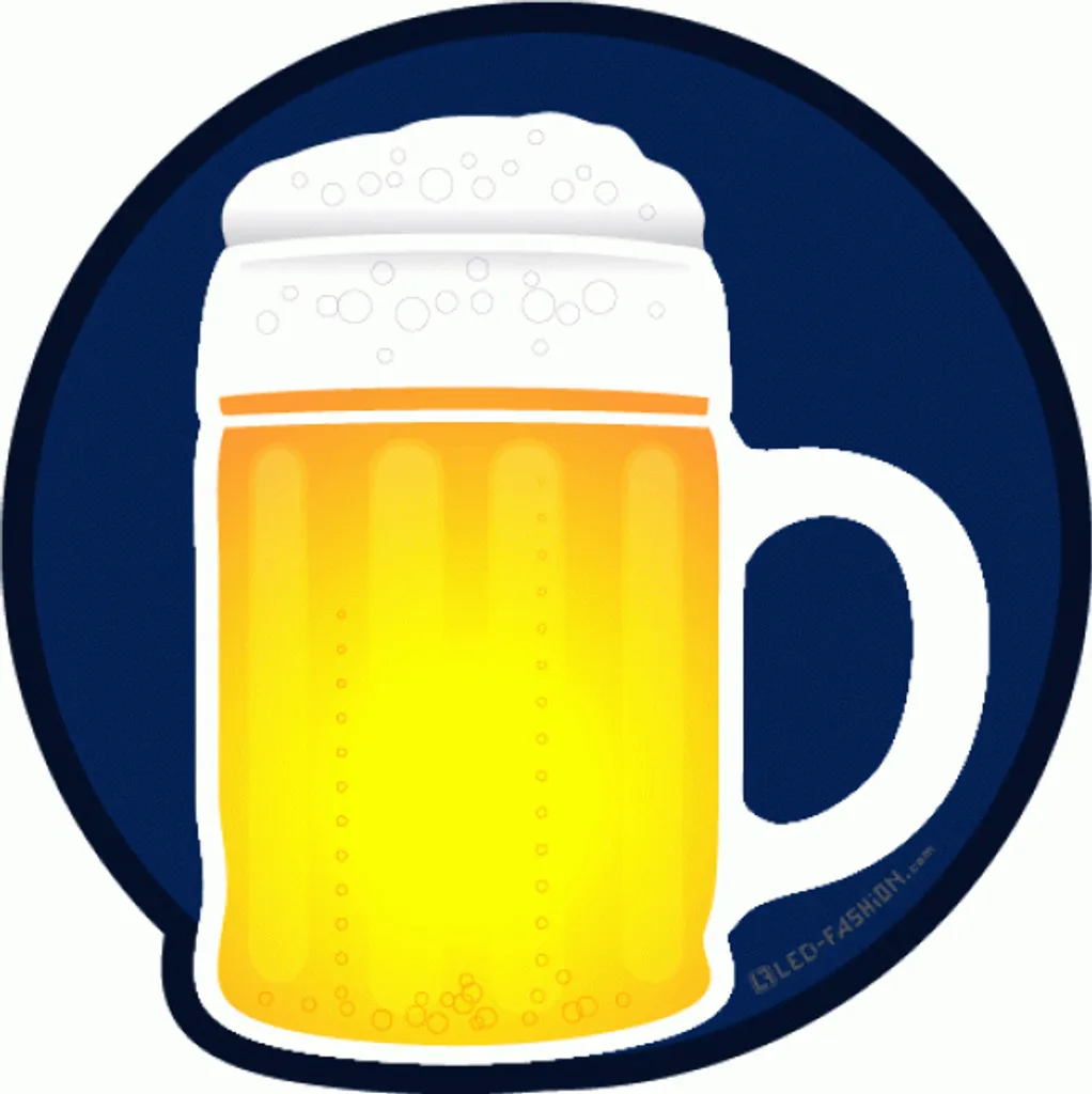 Bierglas LED Party T-Shirt Für Oktoberfest Wasn Party Bier Shirt Größe - XL – Bild 2