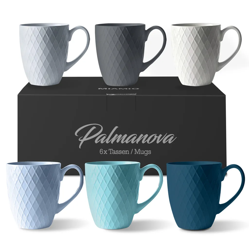 MIAMIO - 6 Er Set Kaffeetassen Palmanova Collection - Ocean – Bild 6