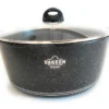 Vakeen Topf Induktion 27L 44cm Schwarz