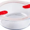 PYREX - COOK & HEAT - Runde Glasbox Mit Deckel 26 * 23 Cm