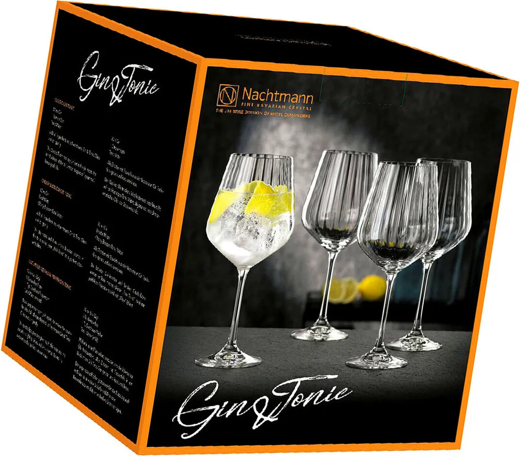 Nachtmann Cocktailglas Gin&Tonic 640ml, Klar (4er Pack) – Bild 10