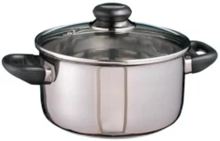 Edelstahl Fleischtopf 'Sylt' Kochtopf Koch Topf Brattopf Induktionsgeeignet 3,6L