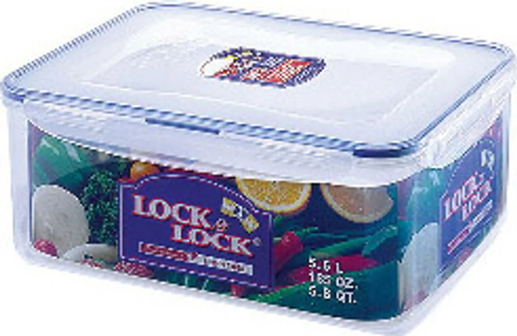 Lock&Lock HPL836 Vorratsdose 5,5L - Luft Und Wasserdicht - Rechteckig (1er Pack) – Bild 9