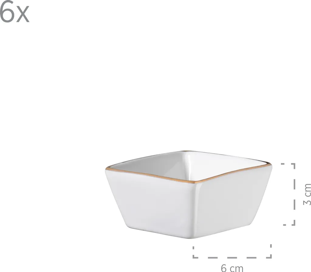 Mäser 931735 Kombiservice Professional Dining Für 6 Personen, Porzellan, Weiß (1 Set, 24-teilig) – Bild 9