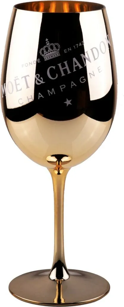 Moët & Chandon Champagnergläser Kupfer 6er Set Echtglas – Bild 2