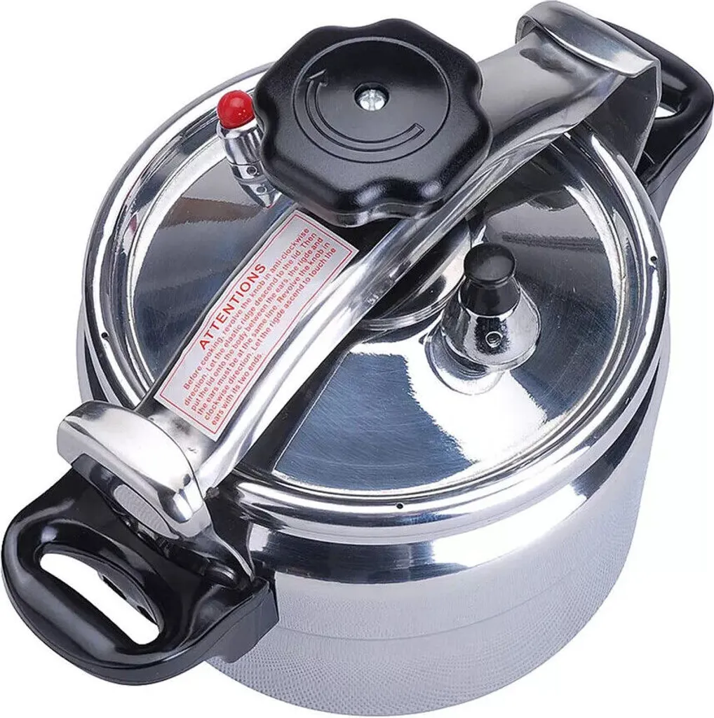 Scheffler CSD30 - Induktion Schnellkochtopf Dampfkocher Kochtopf Topf Schnellkocher Aluguss 8-16L – Bild 4