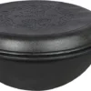 Maysternya™ Guss-Eisen Dutch Oven - 8 Liter - Outdoor-Kochen - BBQ-Bratpfanne Aus Gusseisen - Schwarz