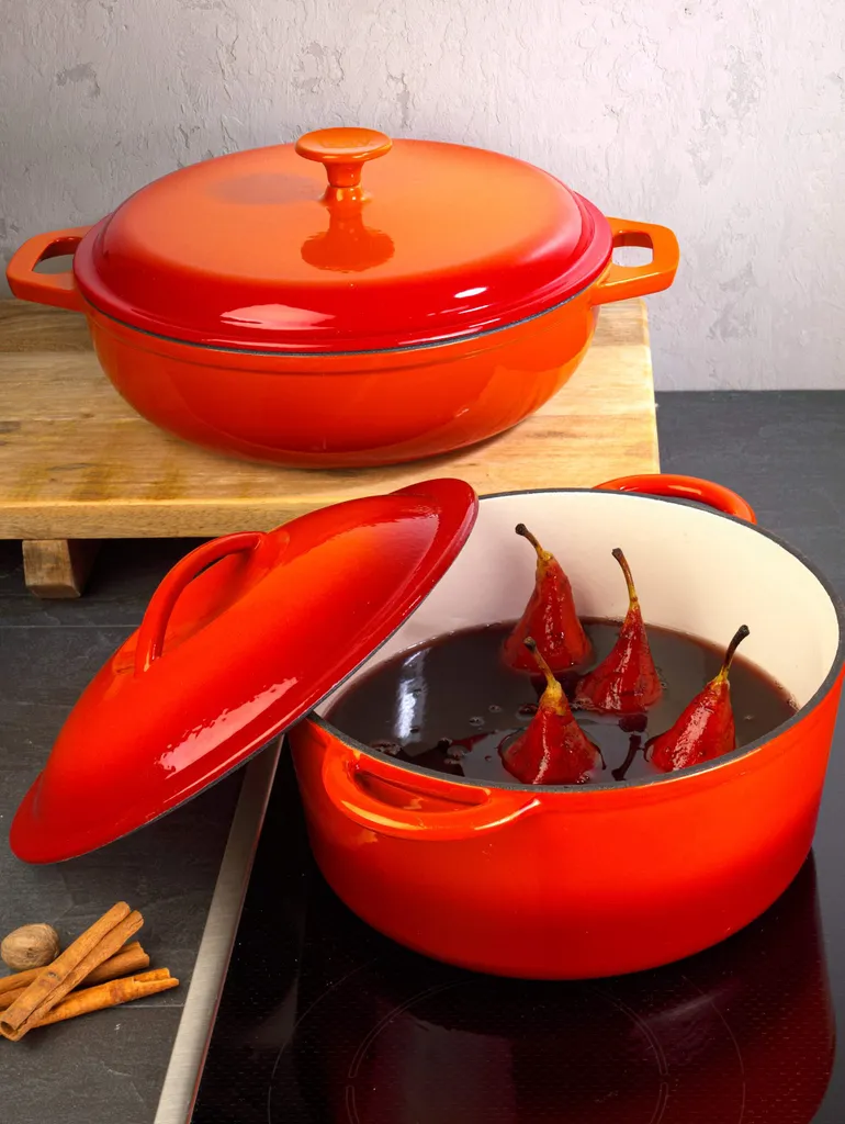 Gusseisen Kochtopf Orange Shadow 24cm – Bild 7