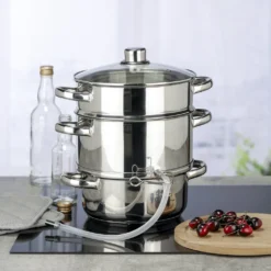 Haushalt International Entsafter 22cm Edelstahl