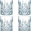 Nachtmann Noblesse Whiskybecher Set, 8er Set, Whiskyglas, Tumbler, Kristallglas, H 9.8 Cm