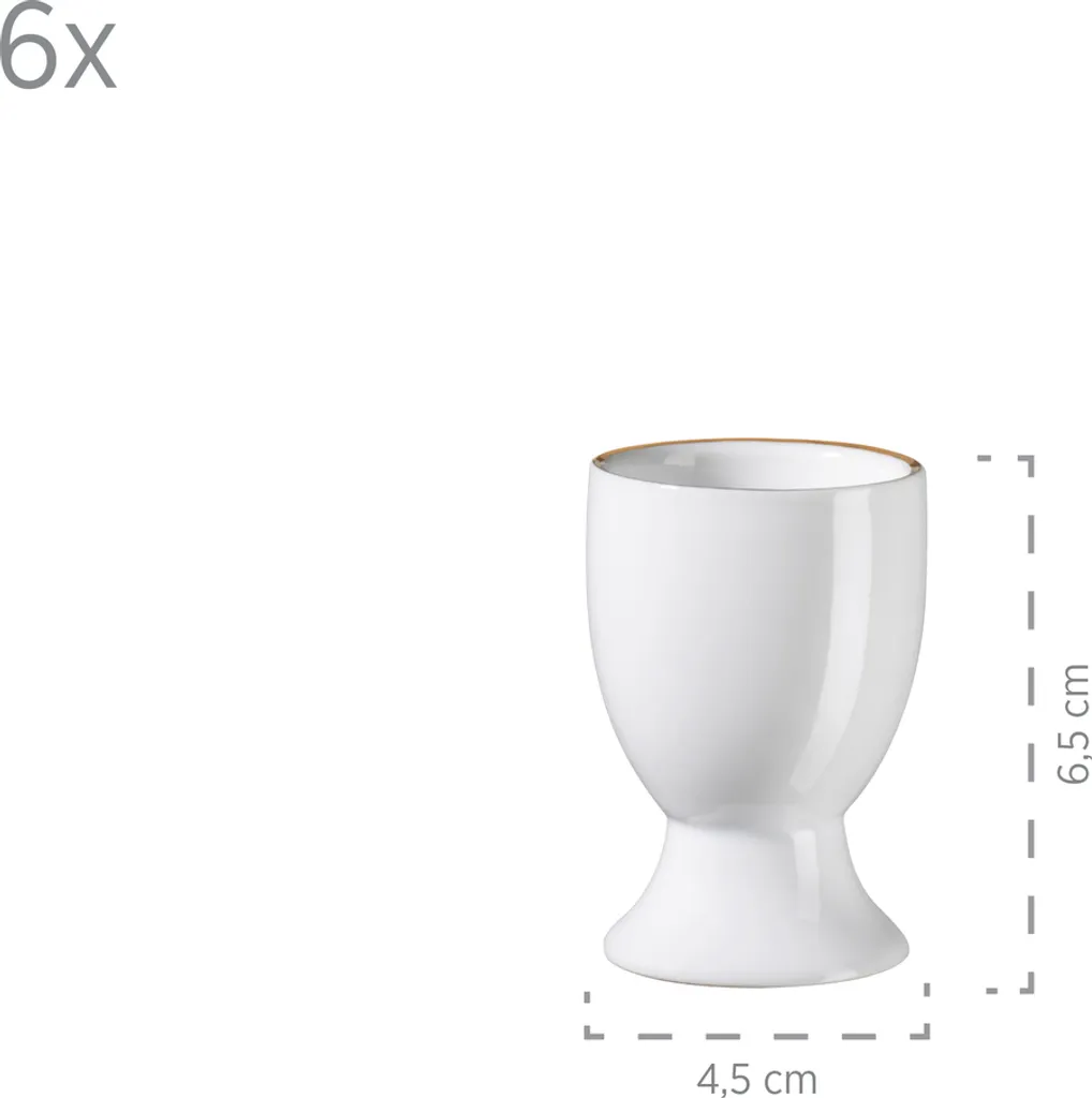 Mäser 931735 Kombiservice Professional Dining Für 6 Personen, Porzellan, Weiß (1 Set, 24-teilig) – Bild 8