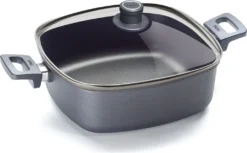 WOLL 'NOWO INDUKTION LINE-Guss-Kasserolle, 28x28 Cm; 10 Cm; 6,0 L; Mit Deckel'