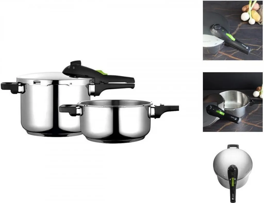 Schnellkochtopf Express-Töpfe FAGOR Ø 22 Cm 2 Stücke