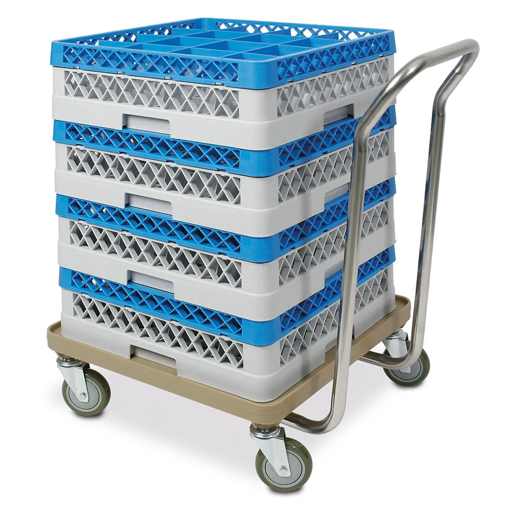 Transportwagen Für Spülkörbe 500x500 Mm - Inkl. Schiebebügel – Bild 2