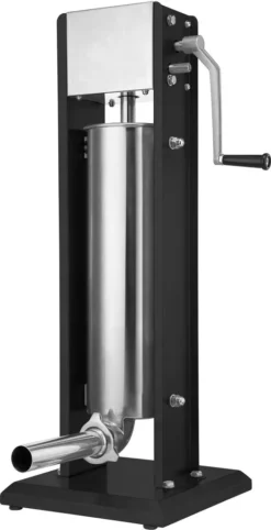 Zelsius Profi Wurstfüllmaschine | 7 Liter | Schwarz | Edelstahl