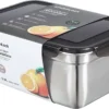 Lock & Lock LocknLock Stainless Steel Container 3,60L 265 X 185 X 110 Mm STS827M