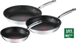 Tefal Duetto+ 3-teiliges Pfannen-Set 20/24/28 Cm G732S3