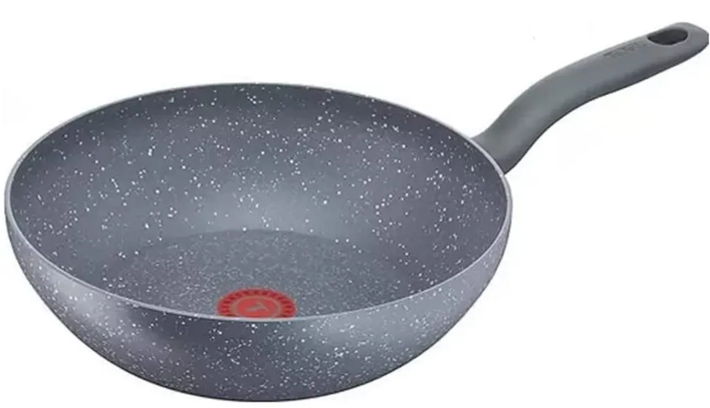 Tefal G13409 Healthy Wokpfanne Induktion 28cm -3 Tlg, Edelstahl Wok Bratpfanne Antihaft-beschichtet, Spülmaschinenfest, Rutschfester Griff, Für Alle Herdarten