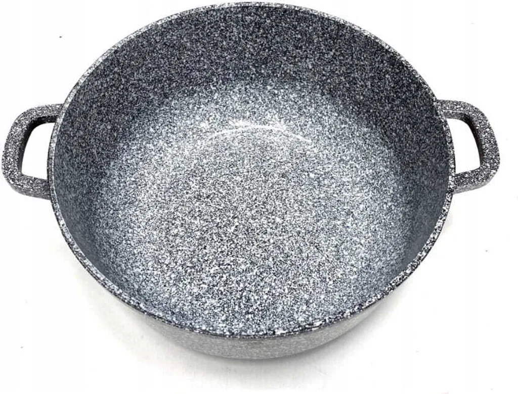 Graue Töpfe Und Kasserolle Mit Marmorbeschichtung – Bild 6