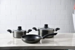 Bergner Set 5St Kochwaren Gepresstes Aluminium Ind Soria Sg