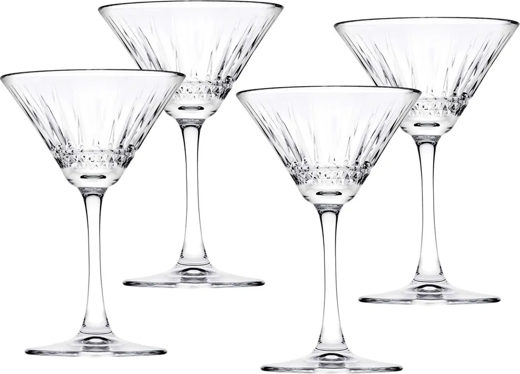 Pasabahce Martini Glas Elysia 22cl - 4 Stück - Cocktailglas