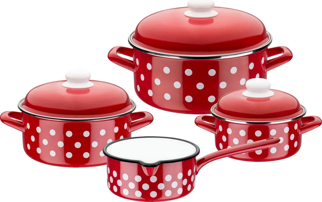 Kochtopf-Set Pünktchen 4-tlg.