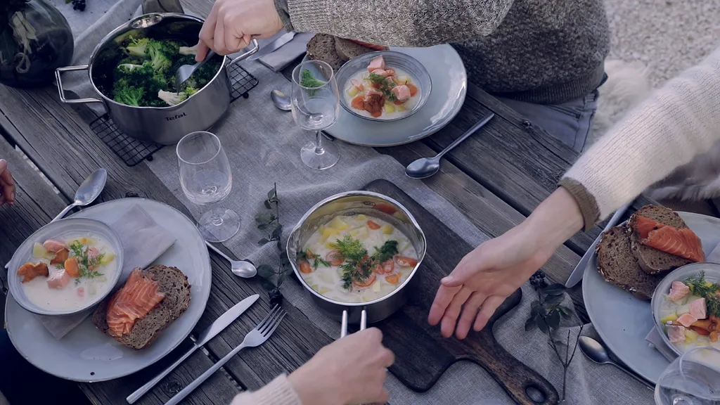 TEFAL NORDICA 6-Teiliges Set Mit Stielkasserolle 16cm + Deckel Und Kochtöpfen 20/24cm + Deckel , H852S325 – Bild 5