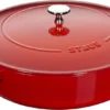 STAUB Schmorpfanne Chistera 28 Cm Kirschrot