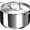 BEKA Chef Casserole With Lid, 2,4 L, Edelstahl, Edelstahl, Keramik, Gas, Halogen, Induktion, Versiegelte Platte, Edelstahl, Edelstahl