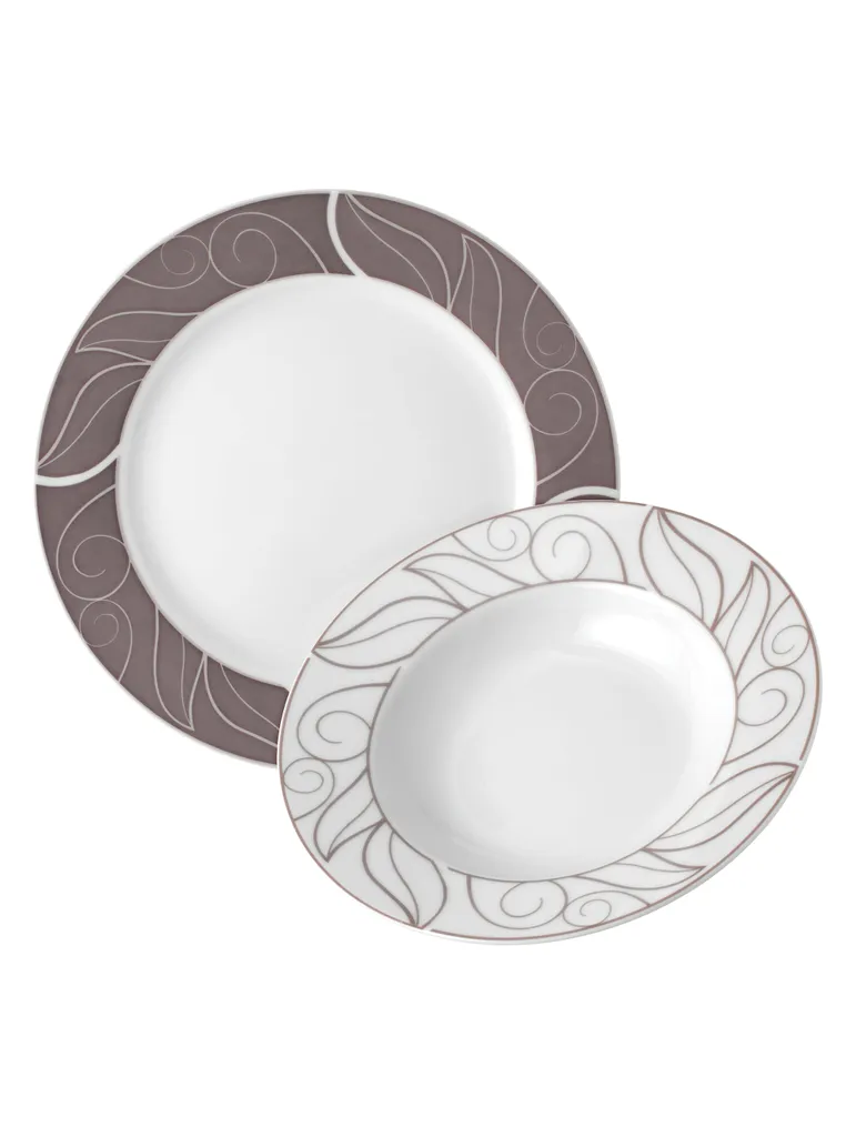 WELLCO Tafelset Grenoble Porzellan 12teilig