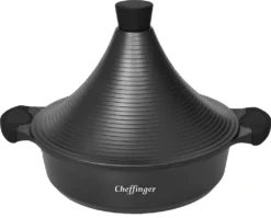 Aluguss Tajine Tagine Ø28cm Induktion Silikongriffe Gartopf Dampfgarer Bräter