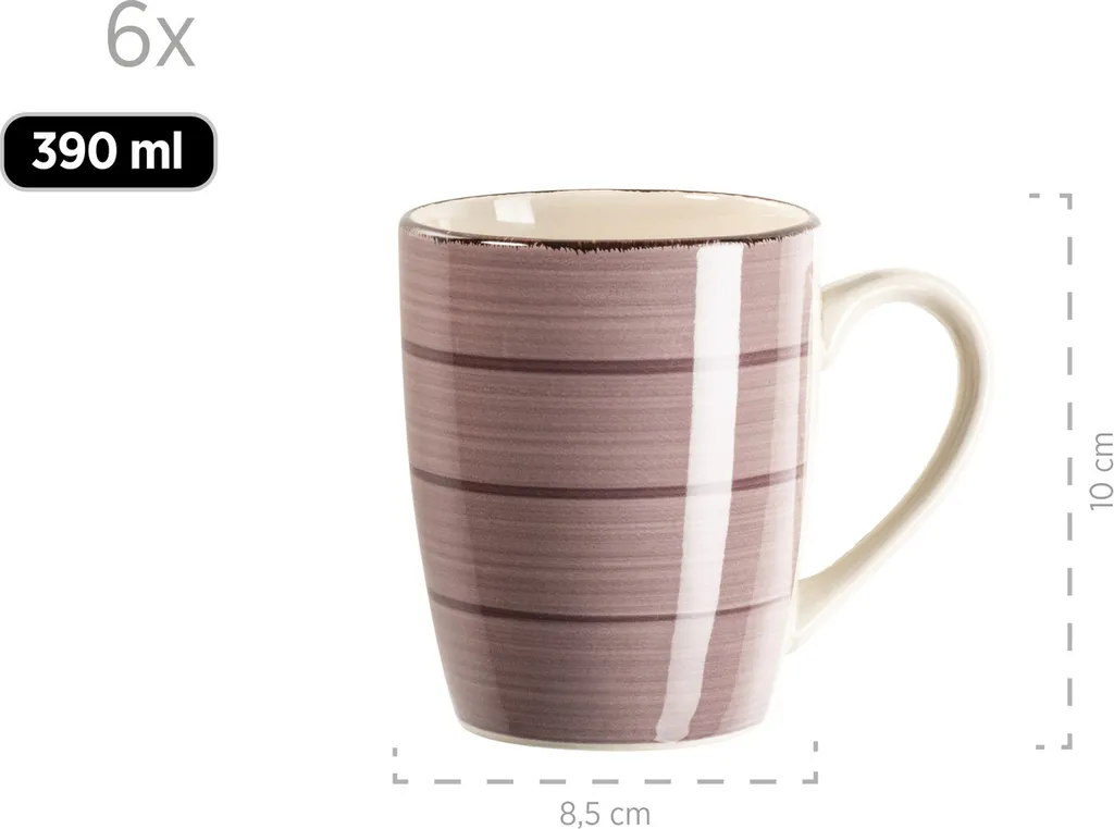 Mäser 931880 Kombiservice Lumaca Für 6 Personen, Steinzeug (1 Set, 30-teilig) – Bild 6