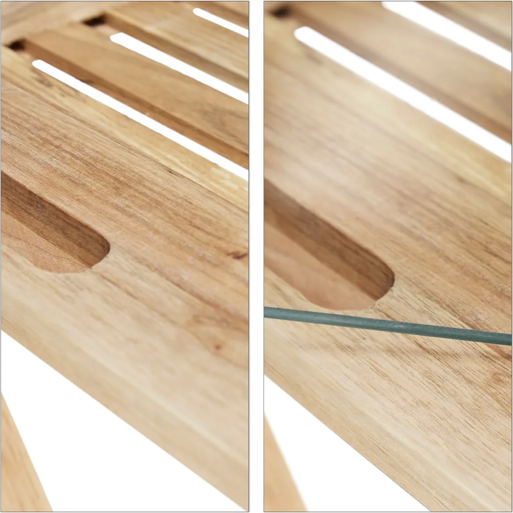 Relaxdays Küchenwagen Aus Walnussholz – Bild 6