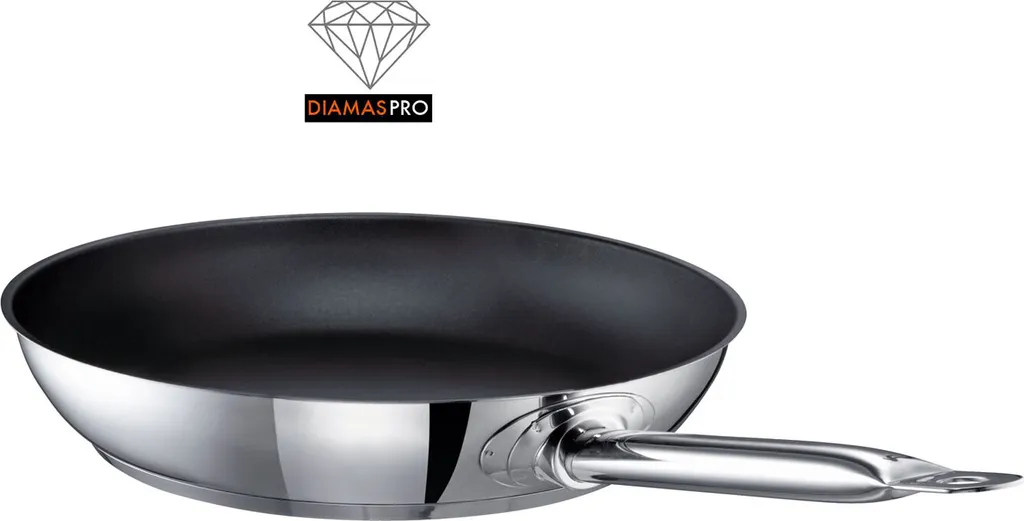 Schulte-Ufer Gastro-SUS Industar DIAMAS Pro Diamantversiegelung Edelstahl Pfannenset 163059-20 -24 -28, Ecotherm® Aluminium-Kapselboden – Bild 2