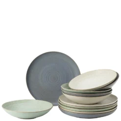 Set 12-tlg. - Thomas Nature Mixed - 21730-227090-69711 - Tafelservice Mehrfarbig