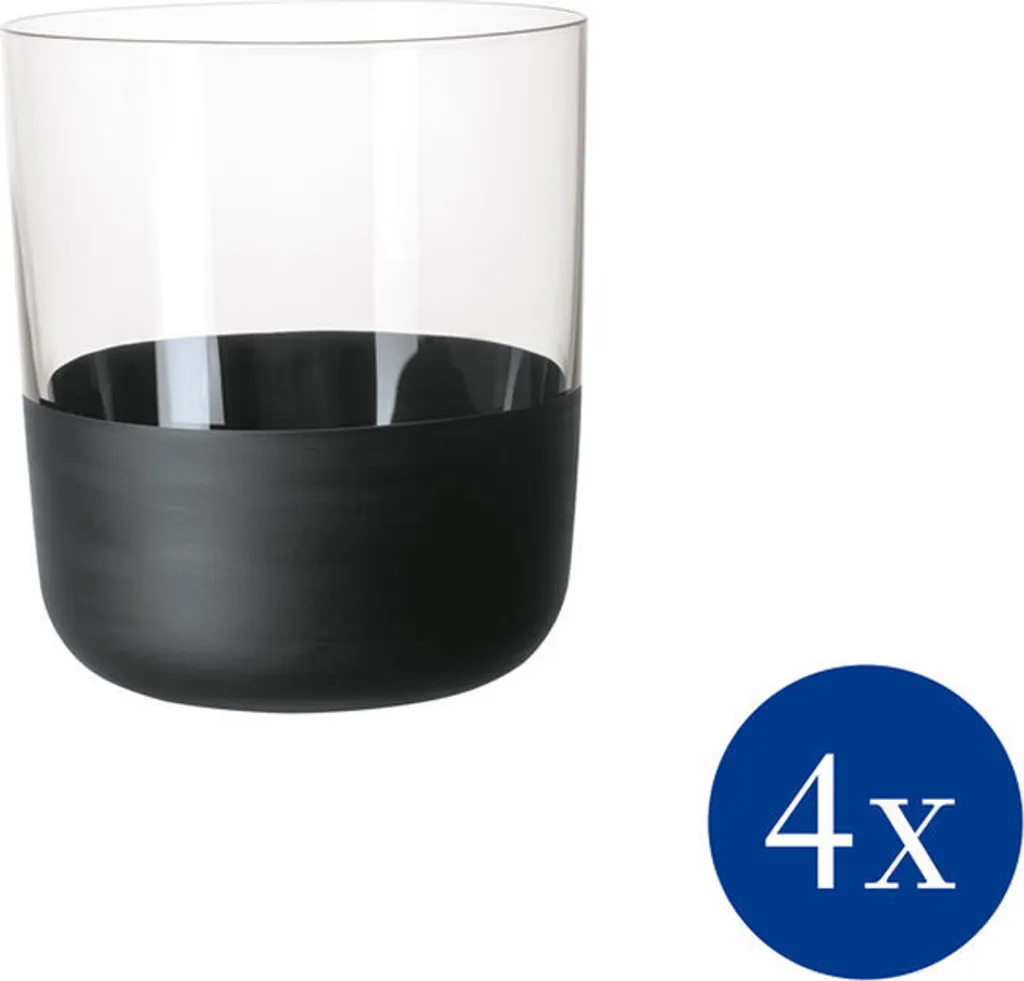 Villeroy & Boch Manufacture Rock Whiskybecher Glas Set 4-tlg. 250 Ml – Bild 2