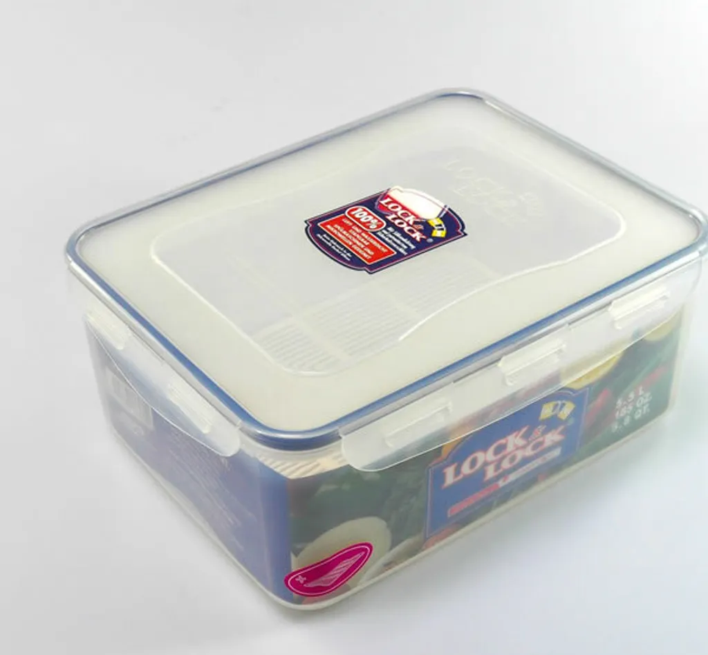Lock&Lock HPL836 Vorratsdose 5,5L - Luft Und Wasserdicht - Rechteckig (1er Pack) – Bild 4