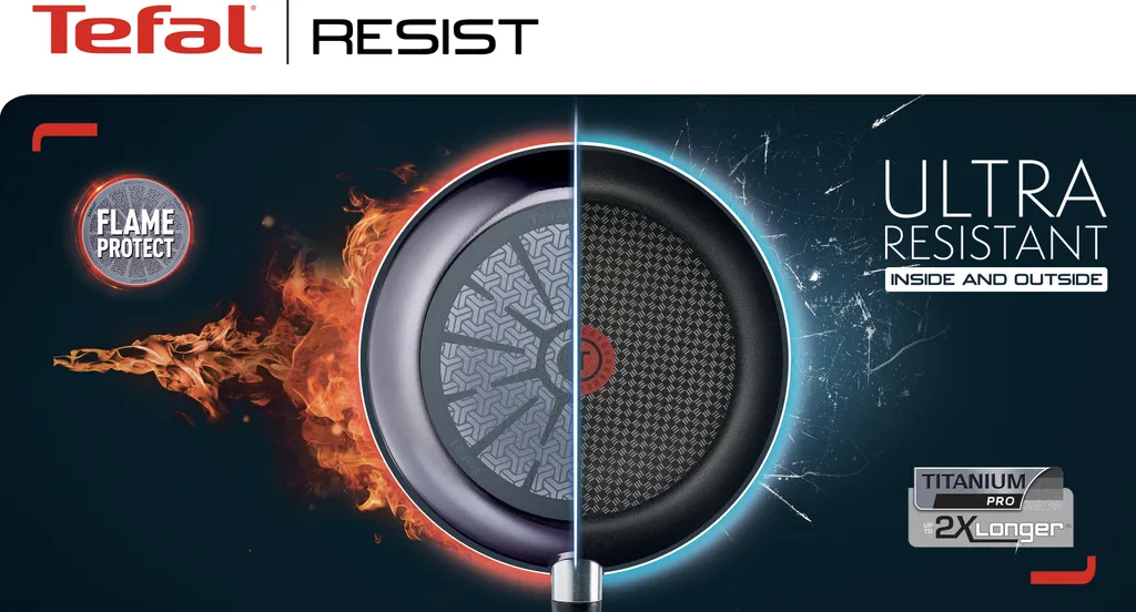 Tefal Resist Pfanne 28 Cm D52606 – Bild 3