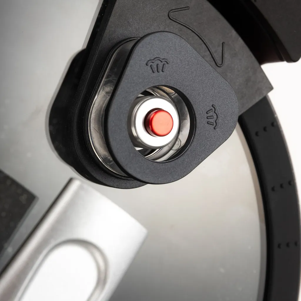 AMERCOOK Fresh Cooker Kochtopf Niederdrucktopf 24 Cm - Universal-Topf Für Alle Herdarten Kochtopf - Induktionsgeeigneter Kochtopf Energiespartopf - Kochtopf Vitaminschonend Schnellkochtopf Mit Ventil – Bild 8