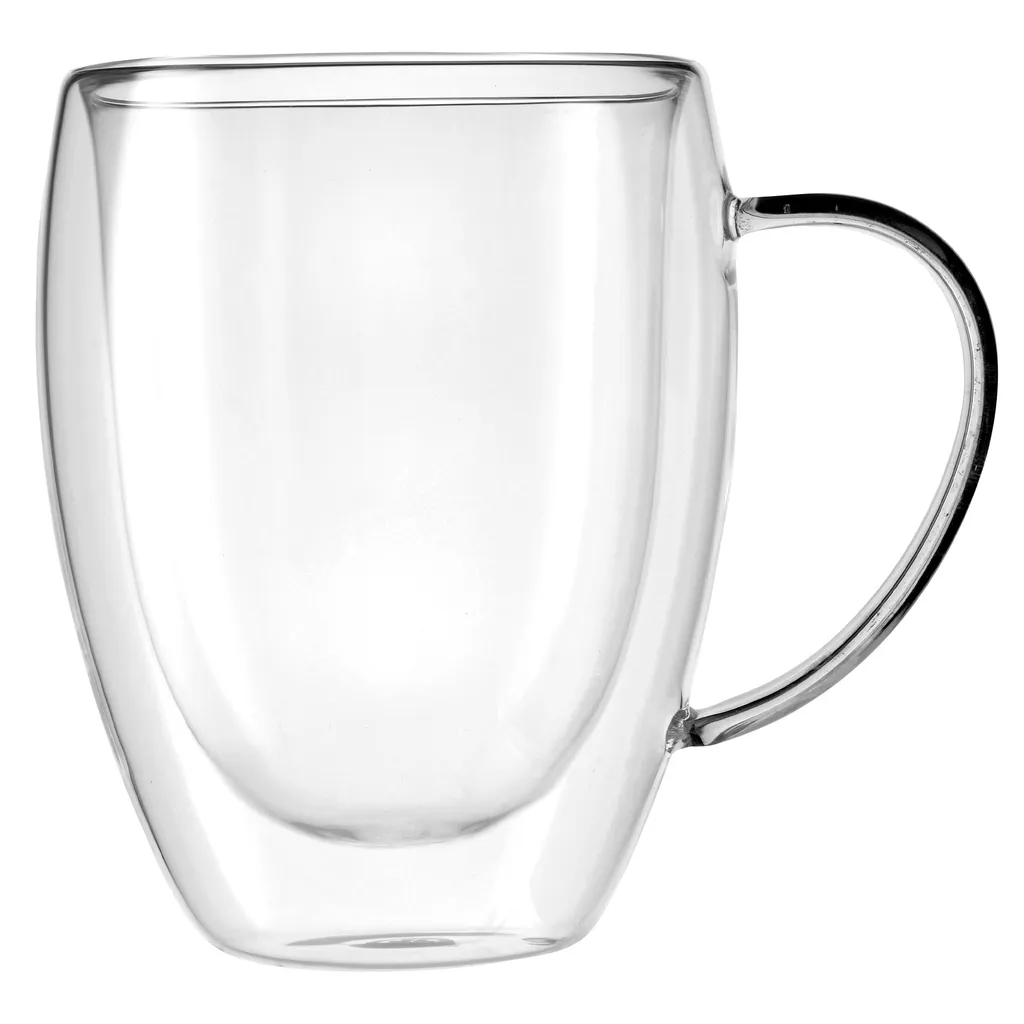 GRÄWE Doppelwandige Latte Macchiato-Thermogläser Mit Henkel, 350 Ml, 2er Set – Bild 2