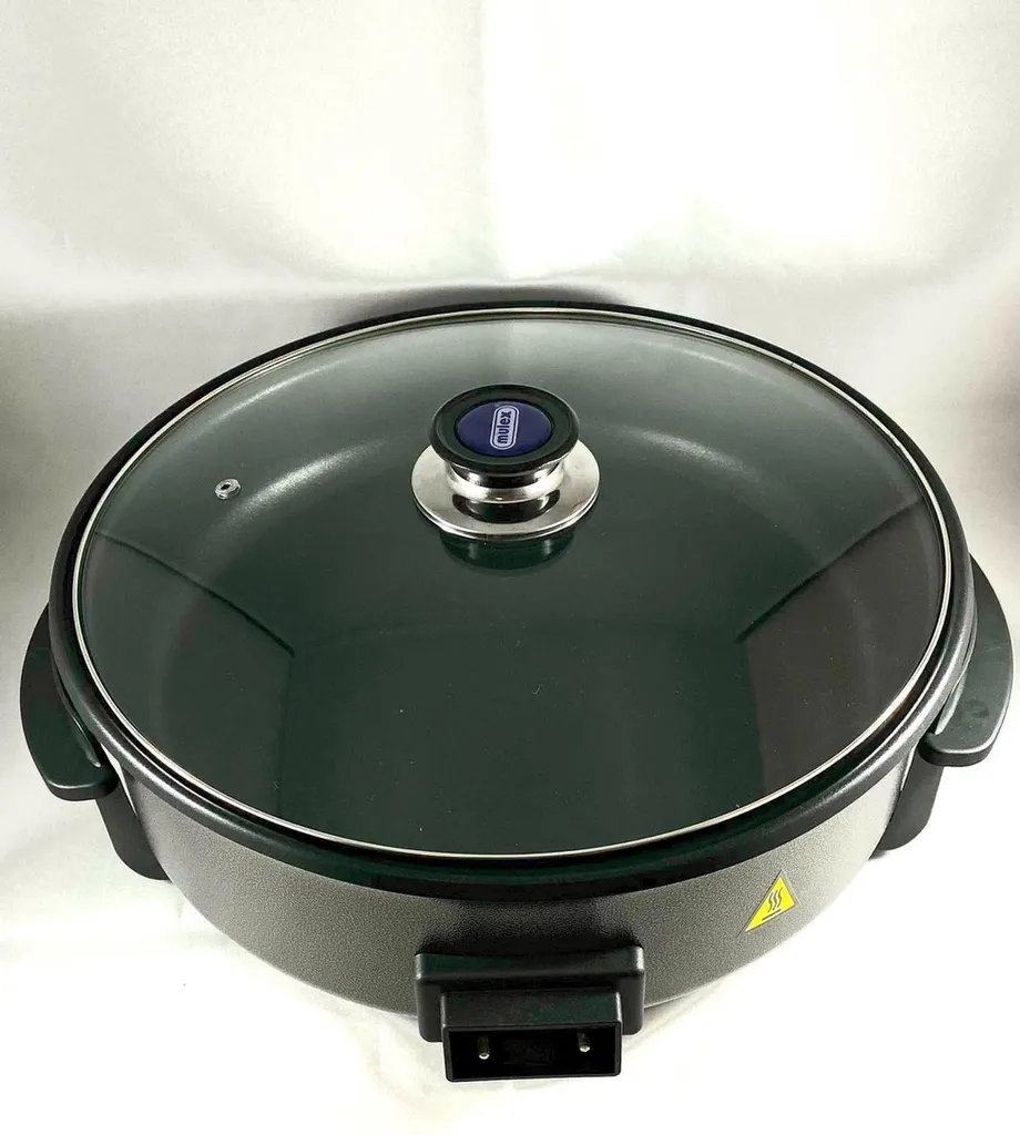 Mulex Elektrische Pfanne 32 Cm, Pizzapfanne – Bild 2