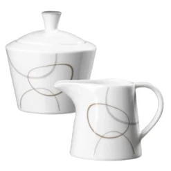 FliRt By R&B Milch- Und Zucker-Set Alina Weiß