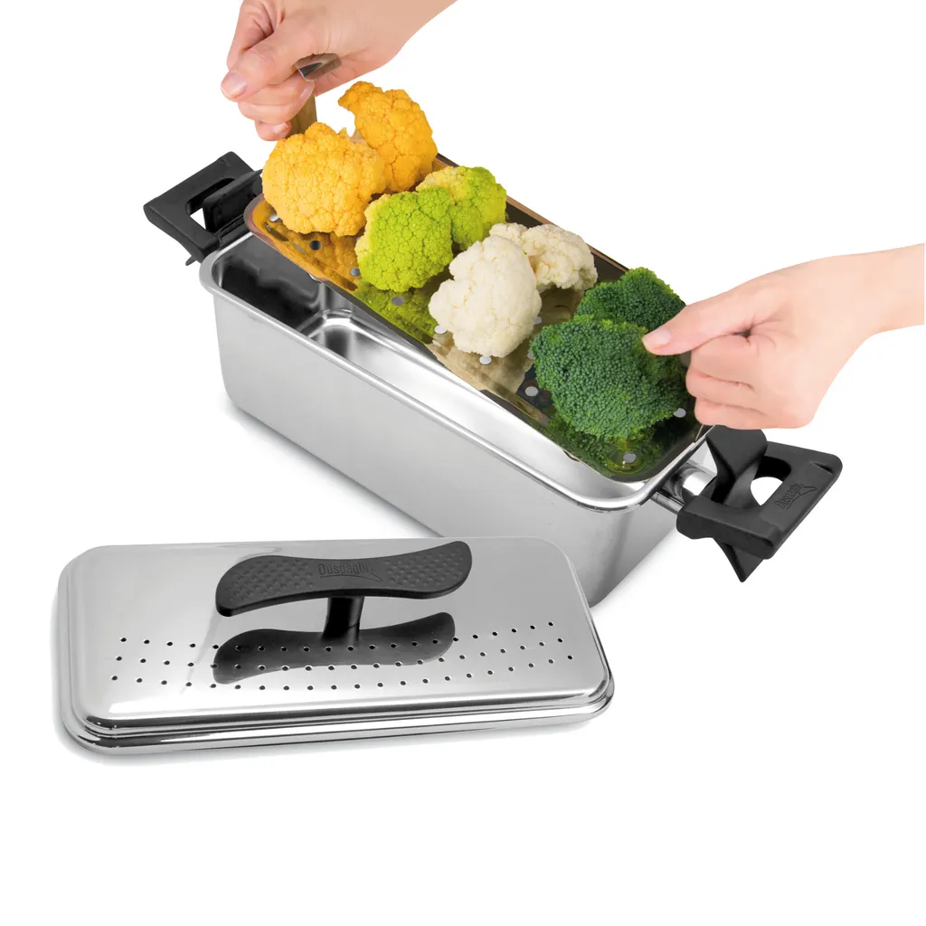 SPARGELTOPF Edelstahl Spaghettitopf Topf Mit Deckel Und Sieb SPARAGUS – Bild 2