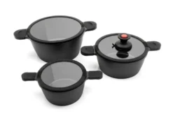 Karcher Topfset Toni Aus Aluguss – Induktionstöpfe Mit Glasdeckel Und Praktischem Sauggriff – 7-teilig