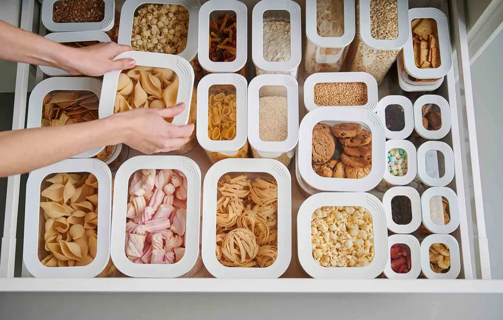 Mepal Vorratsdosen Modula 7-teilig – Starter-Set – Ideal Für Die Aufbewahrung Von Trockenen Lebensmitteln – Spülmaschinenfest, Kunststoff, Weiß – Bild 5