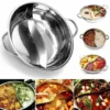 Universaltopf Hot Pot Topf Suppentopf Doppelseitig, Suppen Kochgeschirr, Zwei Geschmack 28*8cm