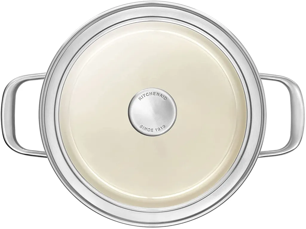 KitchenAid Topfset Steel Core Enamel Empire Rot 10-teilig – Bild 4